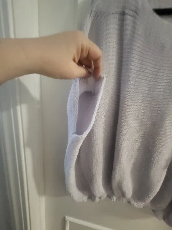 NWOT Boho Airy Knit Oversized Jumper - Wide Sleeve - Picture 2 of 5